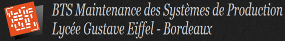 BTS Maintenance des Syst&egrave;mes de ProductionLyc&eacute;e Gustave Eiffel - Bordeaux